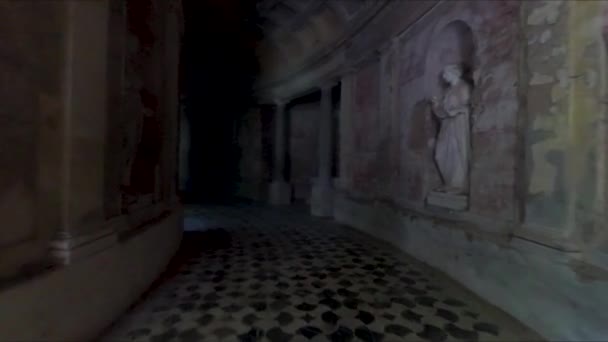意大利卡塞尔塔 2018 在金星的浴池中漫步 — 图库视频影像