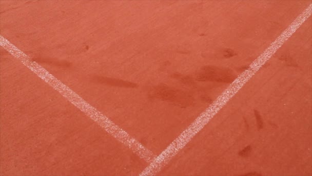 Absztrakt Felvétel Egy Teniszező Férfiról — Stock videók