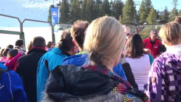 Festa Estância Esqui Mayrhofner — Vídeo de Stock