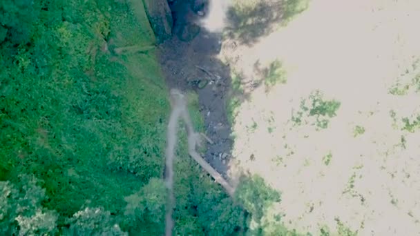 Beelden Boven Portland Neergeschoten Boven Latourell Falls Met Behulp Van — Stockvideo