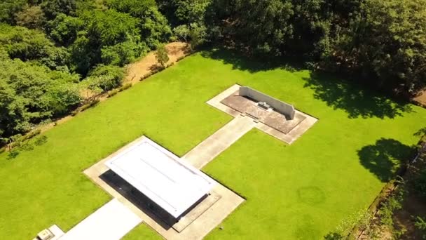 Japans Tuin Park Uitzicht Vanuit Lucht — Stockvideo