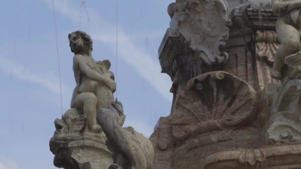 Trento Italië Piazza Duomo Duomo Square Cathedral Square — Stockvideo