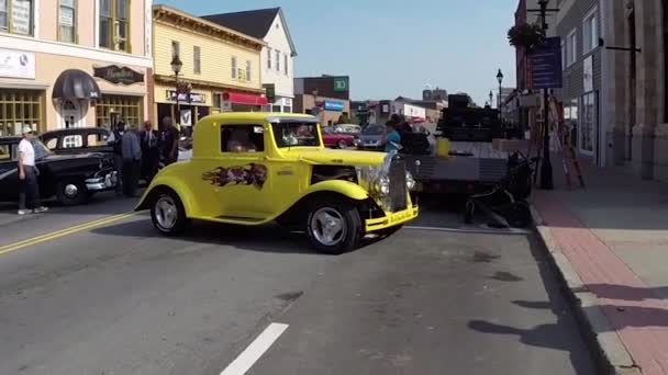 Classic Vintage Cars Trucks — Stock video