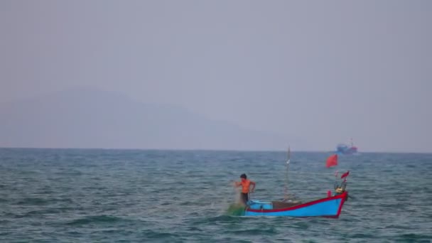 Южно Китайское Море Нячанг Центральный Вьетнам Азия Августа 2018 Года — стоковое видео