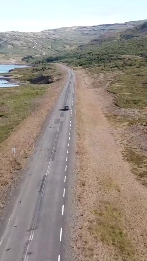 Повітряний Постріл Ісландії — стокове відео