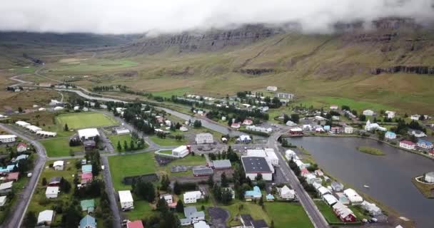 Снимок Воздуха Исландии — стоковое видео