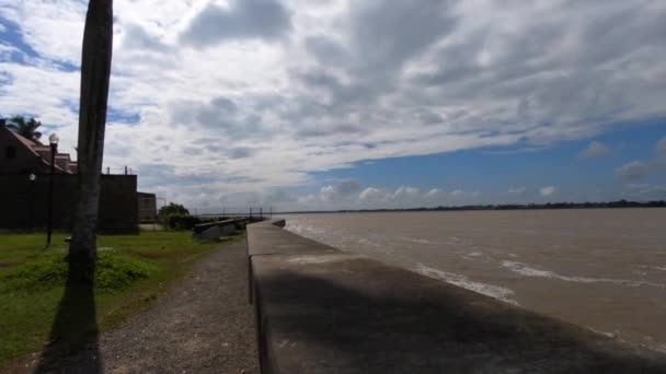 南美洲的河流景观A — 图库视频影像