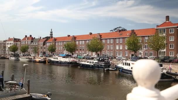 Little Harbor Boats Middelburg Zeeland Ολλανδία — Αρχείο Βίντεο