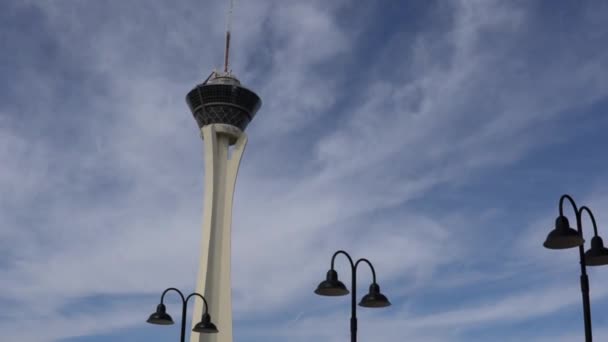 Une Vidéo Stratosphère Las Vegas Qui Est Une Attraction Touristique — Video