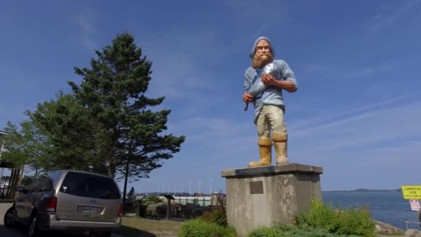 Indah Pusat Kota Eastport Maine Dalam Semua Kemuliaan Itu — Stok Video