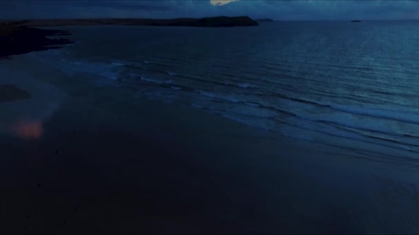 Imagens Viagem Polzeath Cornwall — Vídeo de Stock