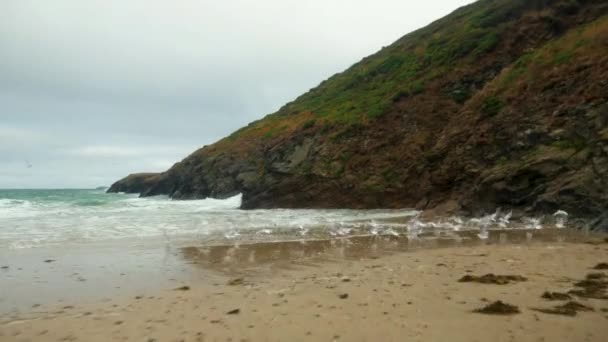 Ταξιδιωτικό Υλικό Από Polzeath Cornwall — Αρχείο Βίντεο