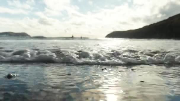 Imagens Viagem Polzeath Cornwall — Vídeo de Stock