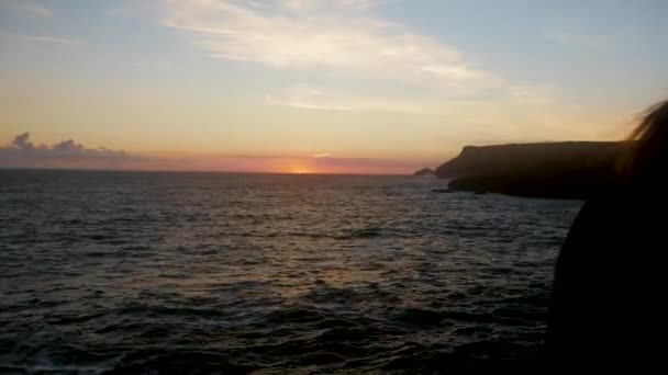 Polzeath Cornwall Seyahat Görüntüleri — Stok video