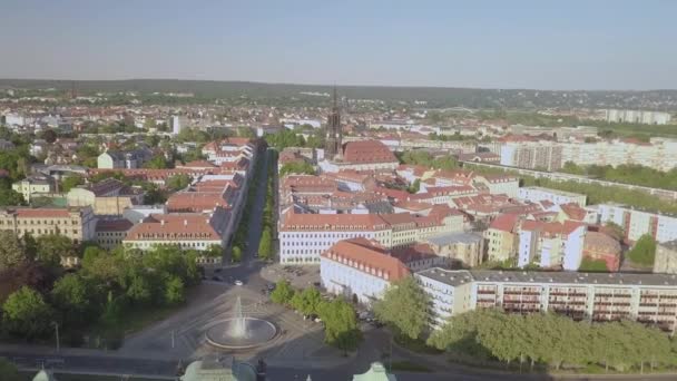 Drone Shot Dresden — Stock Video