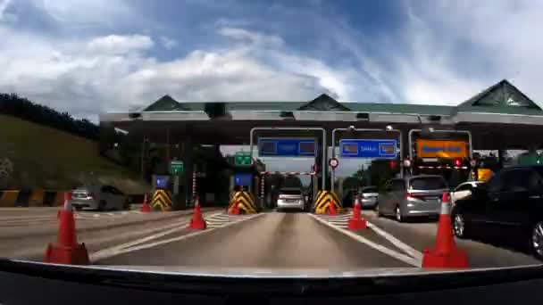 Zeitraffer Unserer Fahrt Nach Malaysia — Stockvideo