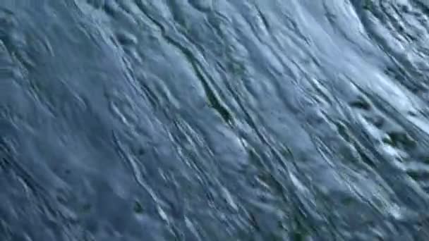 Вид Крупным Планом Красивый Водопад — стоковое видео