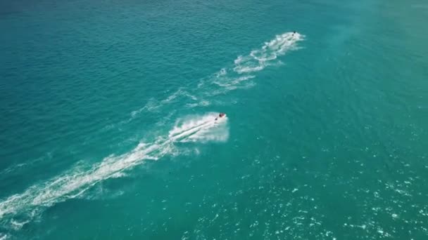 Jet Skies Ocean — Stock video