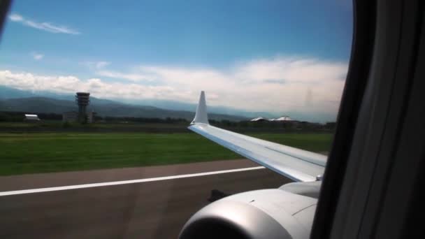 Vuelo Avión Desde Tierra Aire — Vídeos de Stock