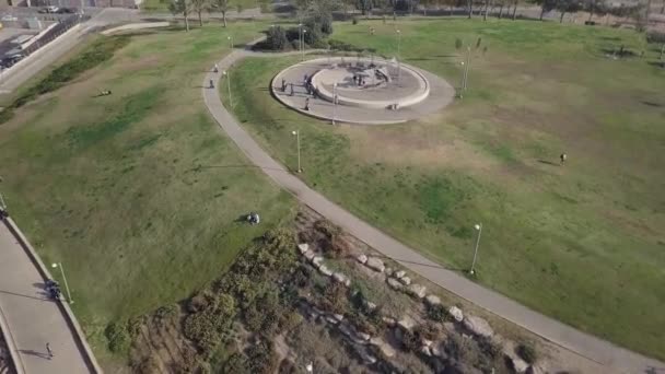 Tiro Aéreo Porto Velho Jaffa Israel — Vídeo de Stock