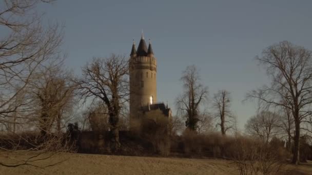 Wieża Parku Babelsberg — Wideo stockowe