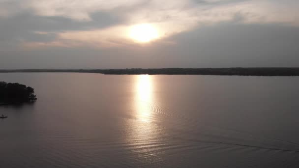 Coucher Soleil Sur Lac Scugog — Video