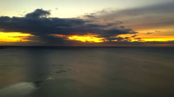 Lago Ontario Amanecer Mañana Lapso Tiempo — Vídeo de stock