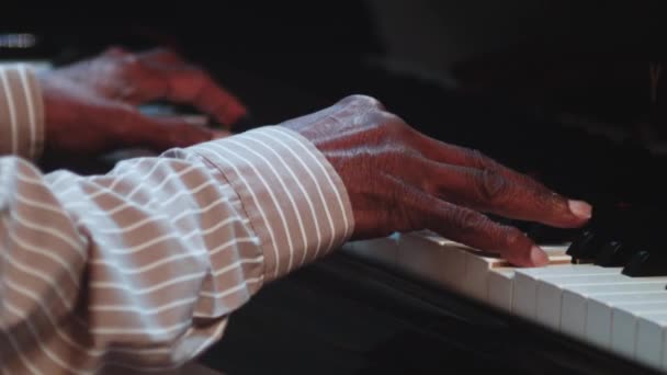 Pianista Jazz Che Suona — Video Stock