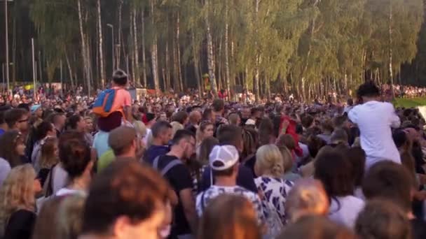 Gran Multitud Concierto — Vídeo de stock