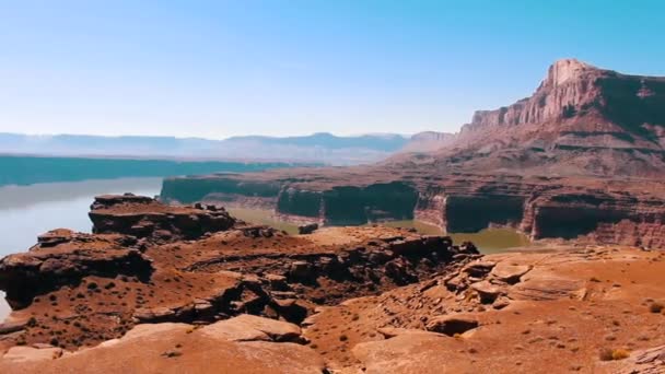 Hite Overlook Glen Canyon Utah — Stock video