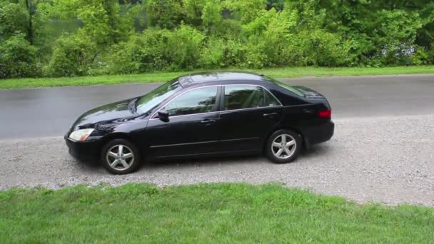 Pohled Honda Accord 2005 — Stock video