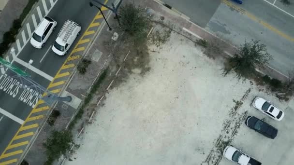 Luftaufnahme Des Verkehrs Der Stadt — Stockvideo