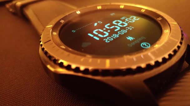 Vídeo Samsung Gear Smartwatch — Vídeo de Stock