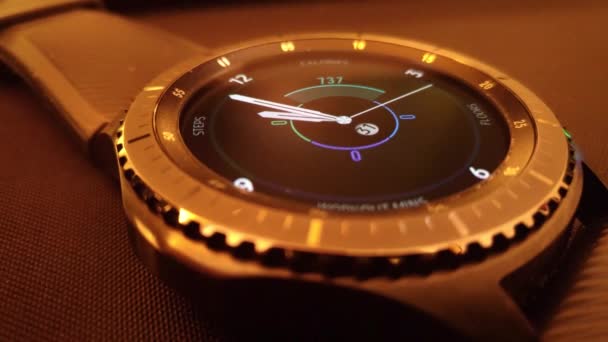 Samsung Gear Akıllı Seğirmesinin Videosu — Stok video