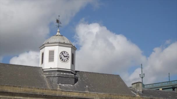 Lapso Tiempo Del Reloj Las Nubes — Vídeo de stock