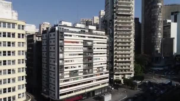 Drone Shots Paulo Brasil Segundo Plano — Vídeo de Stock