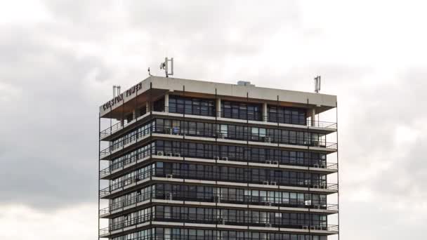 Time Lapse Del Blocco Uffici Colston Tower Bristol Regno Unito — Video Stock