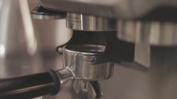 Placera Espressopuk Kaffekvarn — Stockvideo