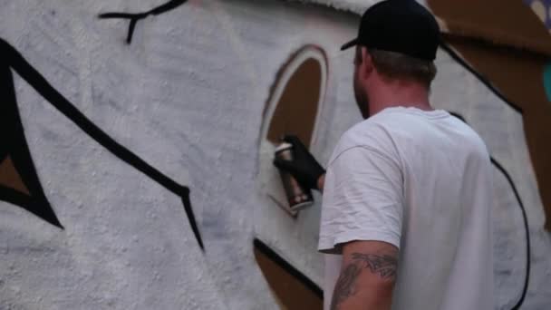Bardzo Szybka Akcja Graffiti — Wideo stockowe