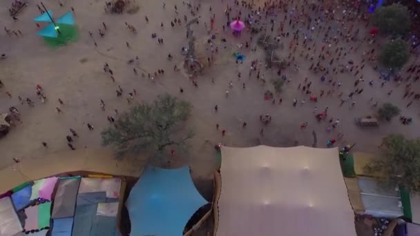ポルトガルのブーム フェスティバルのドローン映像 — ストック動画