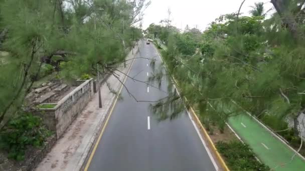 波多黎各圣胡安公路上汽车的时差 — 图库视频影像