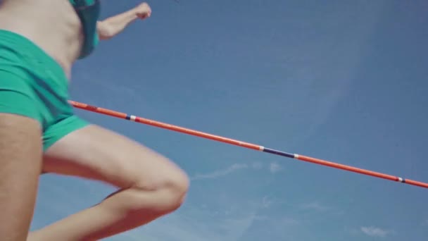Жіночий Спортсмен Навчанні Треку Поля — стокове відео