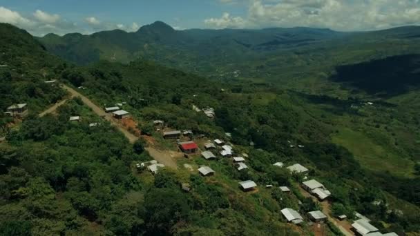 Aereals Van Various Mayan Nieuwe Houden Chiapas Mexico Shot — Stockvideo