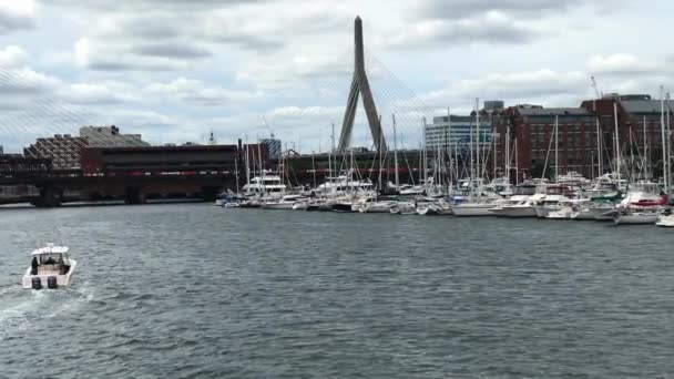 ボストン港 マサチューセッツ州 2018年9月 — ストック動画