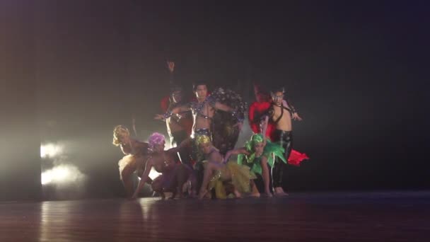 Tango Show Στη Μανίλα Παράσταση Χορού — Αρχείο Βίντεο
