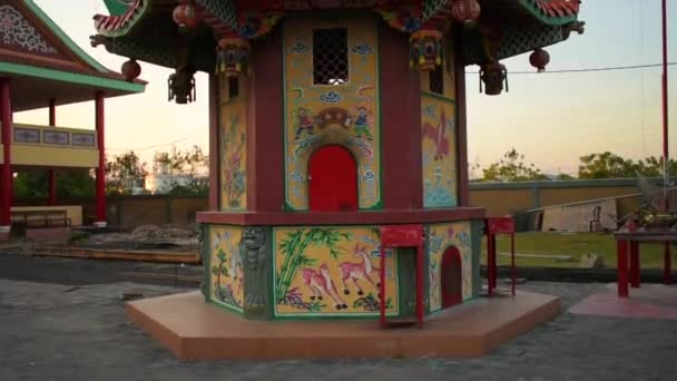 Satya Dharma Temple Located Benoa Port Area Bali Place Worship — Stock Video