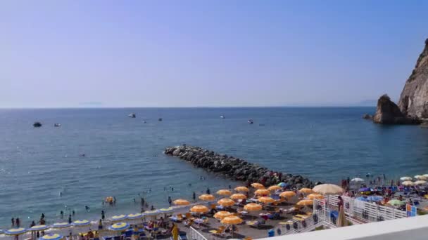 Sorrento Italy Meta Timelapse Beach — стокове відео