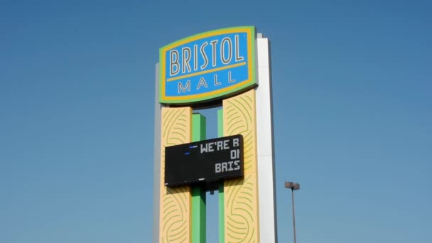 Dit Gesloten Bristol Mall Wat Toekomstige Thuisbasis Van Het Bristol — Stockvideo