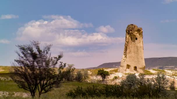 Cinemagraph Kras Cappadocia Turkey Motion Clouds Trees — Stock video