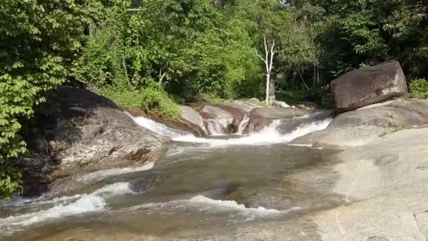 Paya Lintah Waterval Gelegen Padang Rengas Staat Perak Maleisië Zijn — Stockvideo